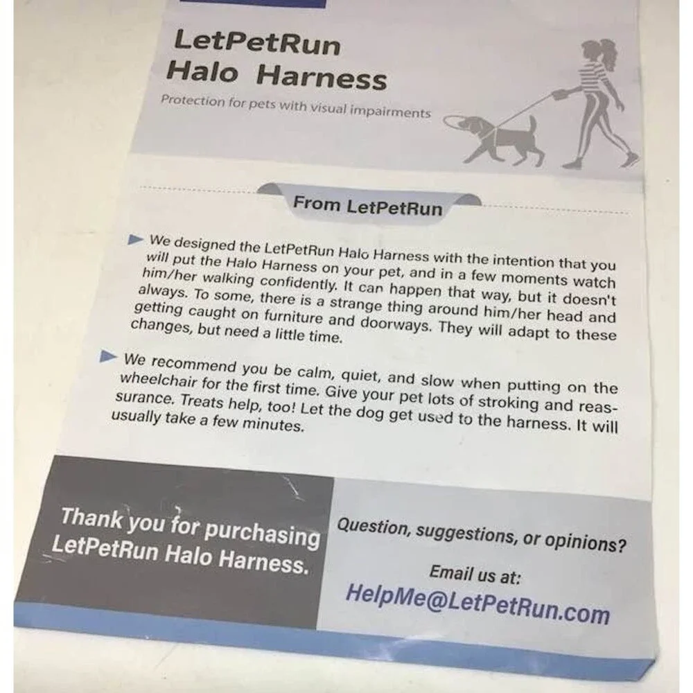 Let Pet Run blind vision